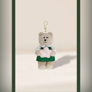 Starbucks Cherry Blossom Bearista Keychain
